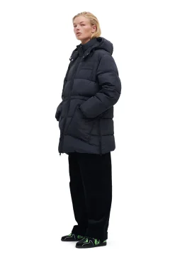 Discount GANNI Oversize-Midi-Pufferjacke Aus Recyceltem Polyester Phantom
