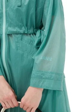 Outlet GANNI Oversize-Mäntel Mit Reisverschluss Canton
