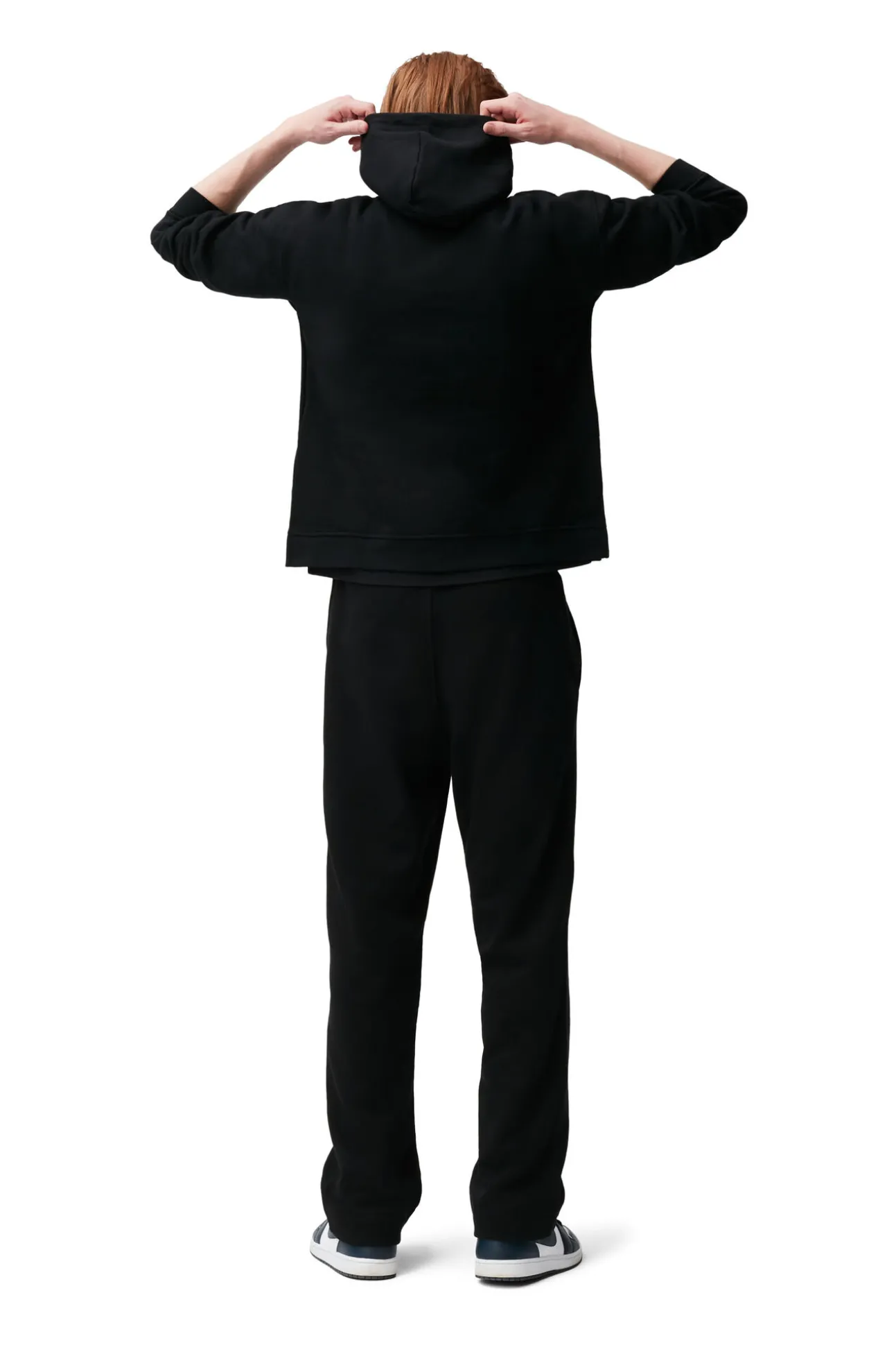 New GANNI Oversize-Sweatshirt Mit Kapuze Black