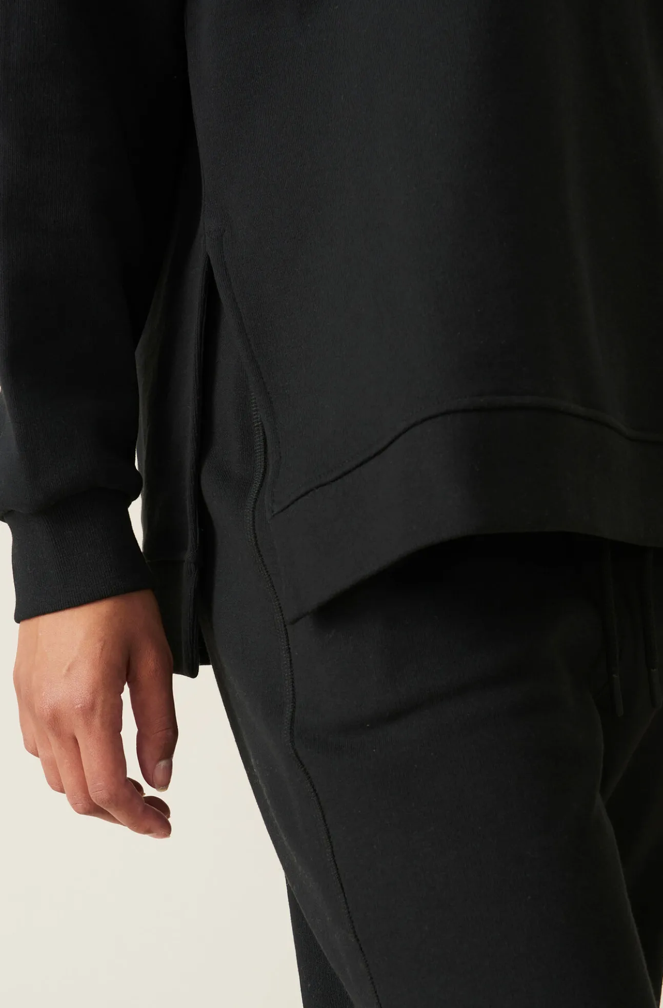 New GANNI Oversize-Sweatshirt Mit Kapuze Black