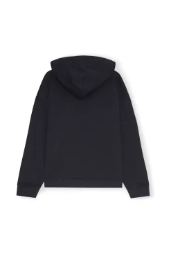 New GANNI Oversize-Sweatshirt Mit Kapuze Black