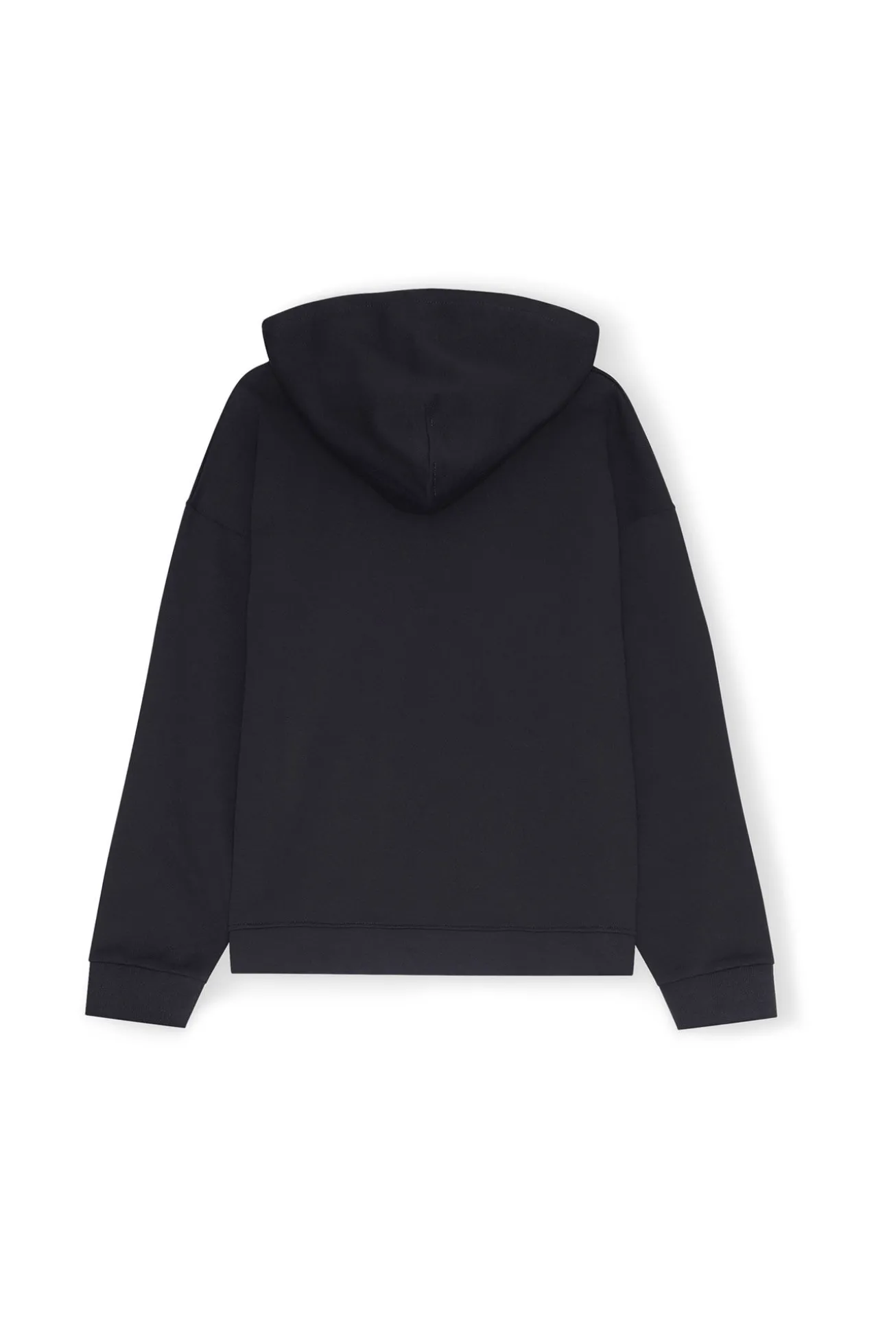 New GANNI Oversize-Sweatshirt Mit Kapuze Black