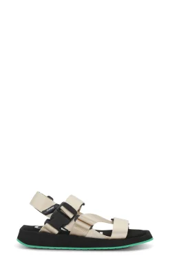 Best Sale GANNI Performance-Gurtband-Sandalen Oyster Gray