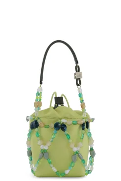 Shop GANNI Perlen-Bucket-Bag Tender Shoots