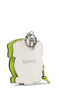 Cheap GANNI Pfirsichfarbene Munzborse Mit Reisverschluss Egret
