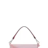 Shop GANNI Pinkes Banner-Envelope-Portemonnaie Mit Kette Pink Nectar