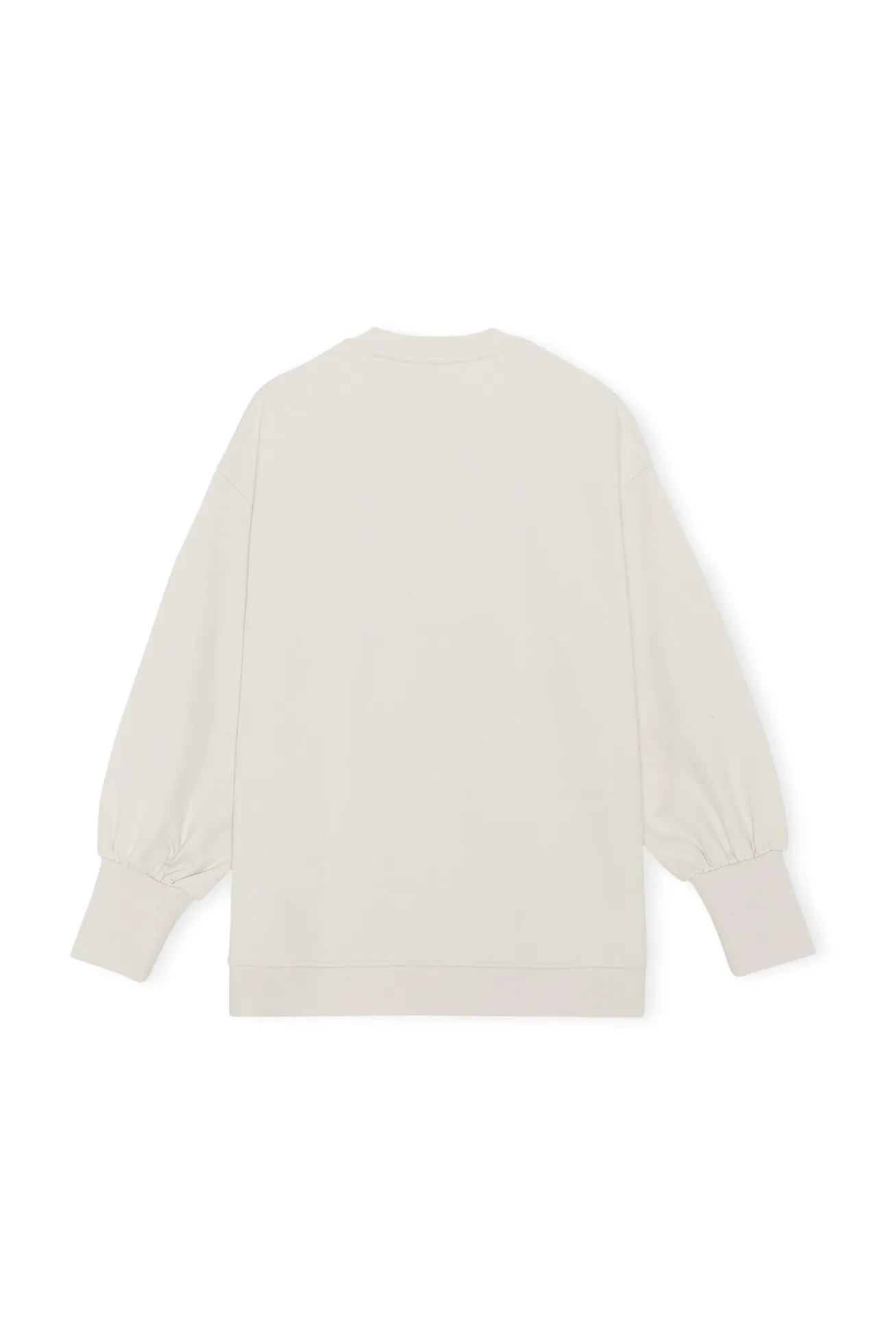 Shop GANNI Pullover-Sweatshirt Egret