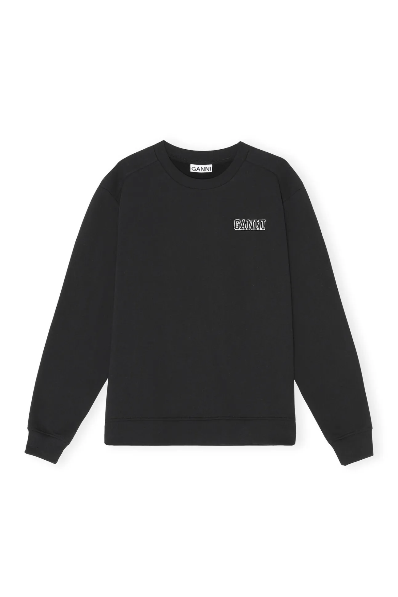 Store GANNI Pullover-Sweatshirt Black