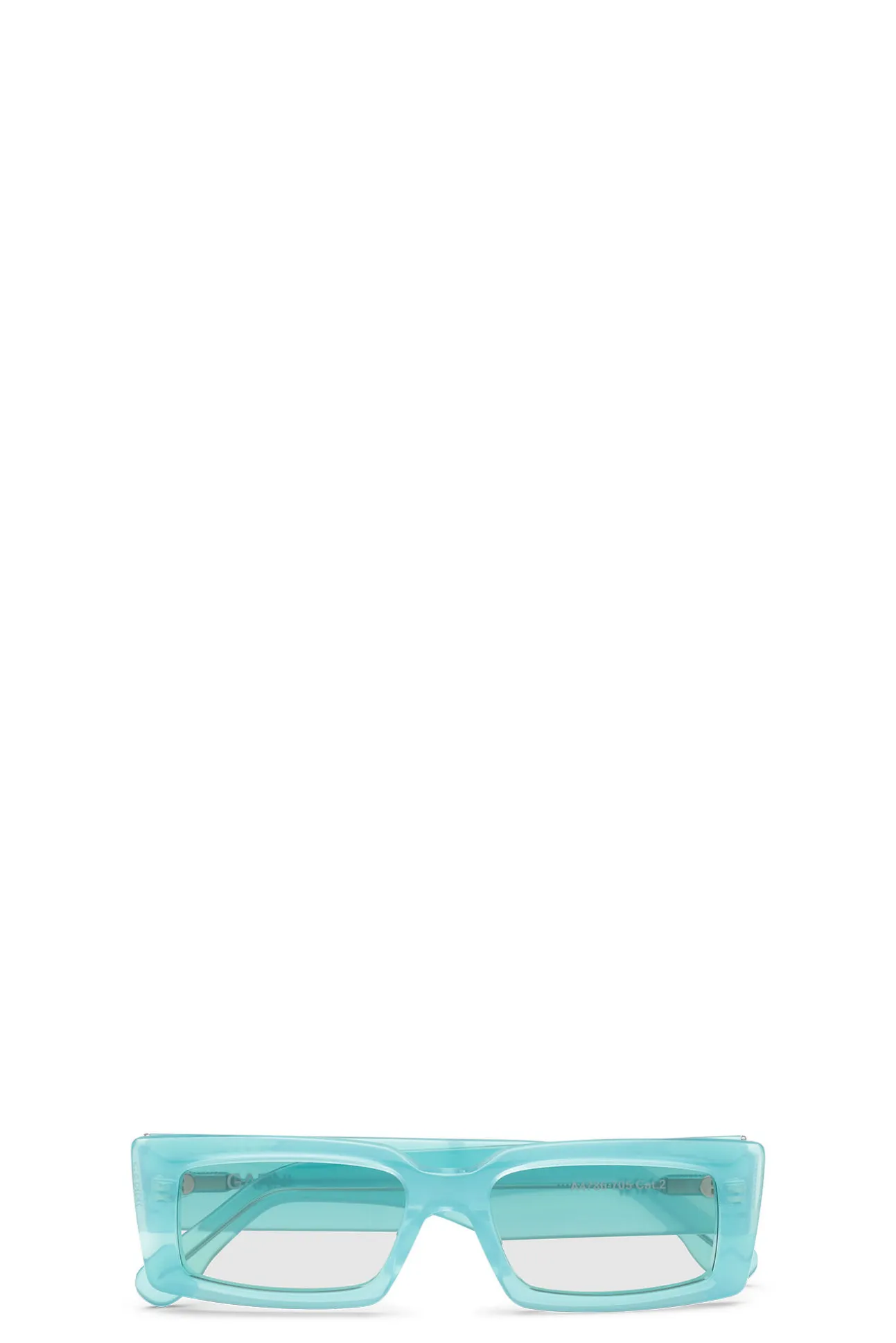 Discount GANNI Rechteckige Sonnenbrille Winter Sky