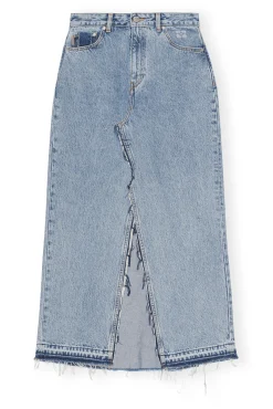 Fashion GANNI Re-Cut-Maxirock Aus Denim