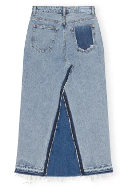 Fashion GANNI Re-Cut-Maxirock Aus Denim