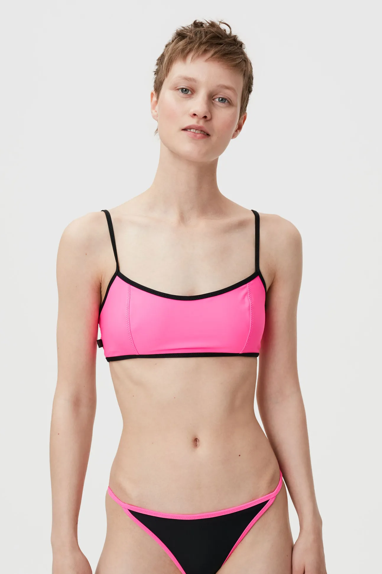 Outlet GANNI Recycled Cutline Mini Briefs Sugar Plum