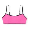 Fashion GANNI Recycled Cutline Sporty Bikini Top Sugar Plum