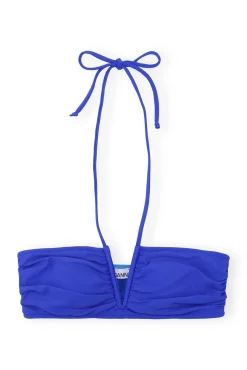 Store GANNI Recycled Solid V-String Bikini Top Daphne