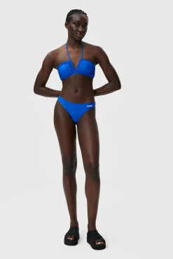 Store GANNI Recycled Solid V-String Bikini Top Daphne