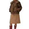 Online GANNI Ripstop-Steppjacke Teak