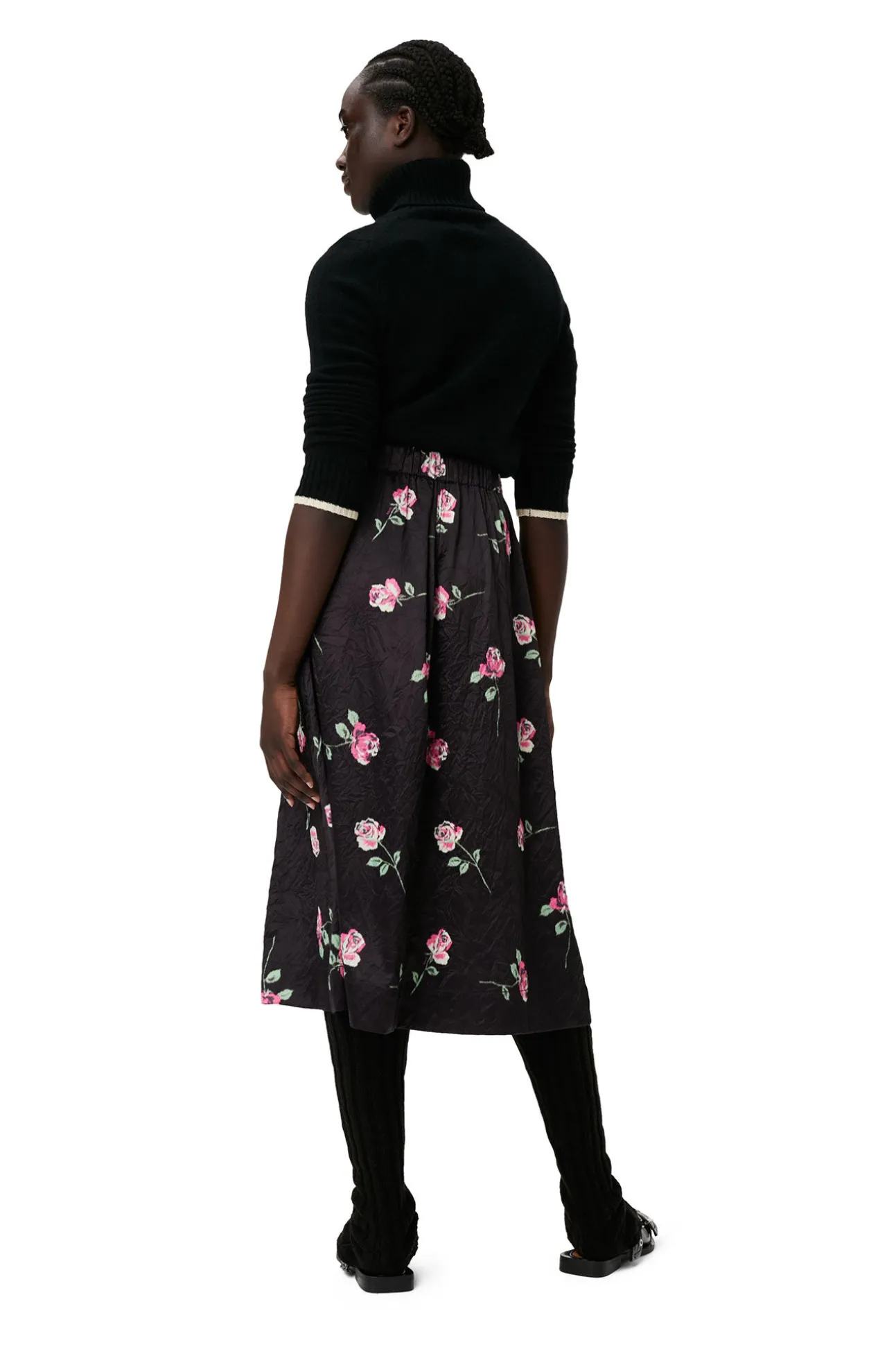 New GANNI Rollkragenpullover Black