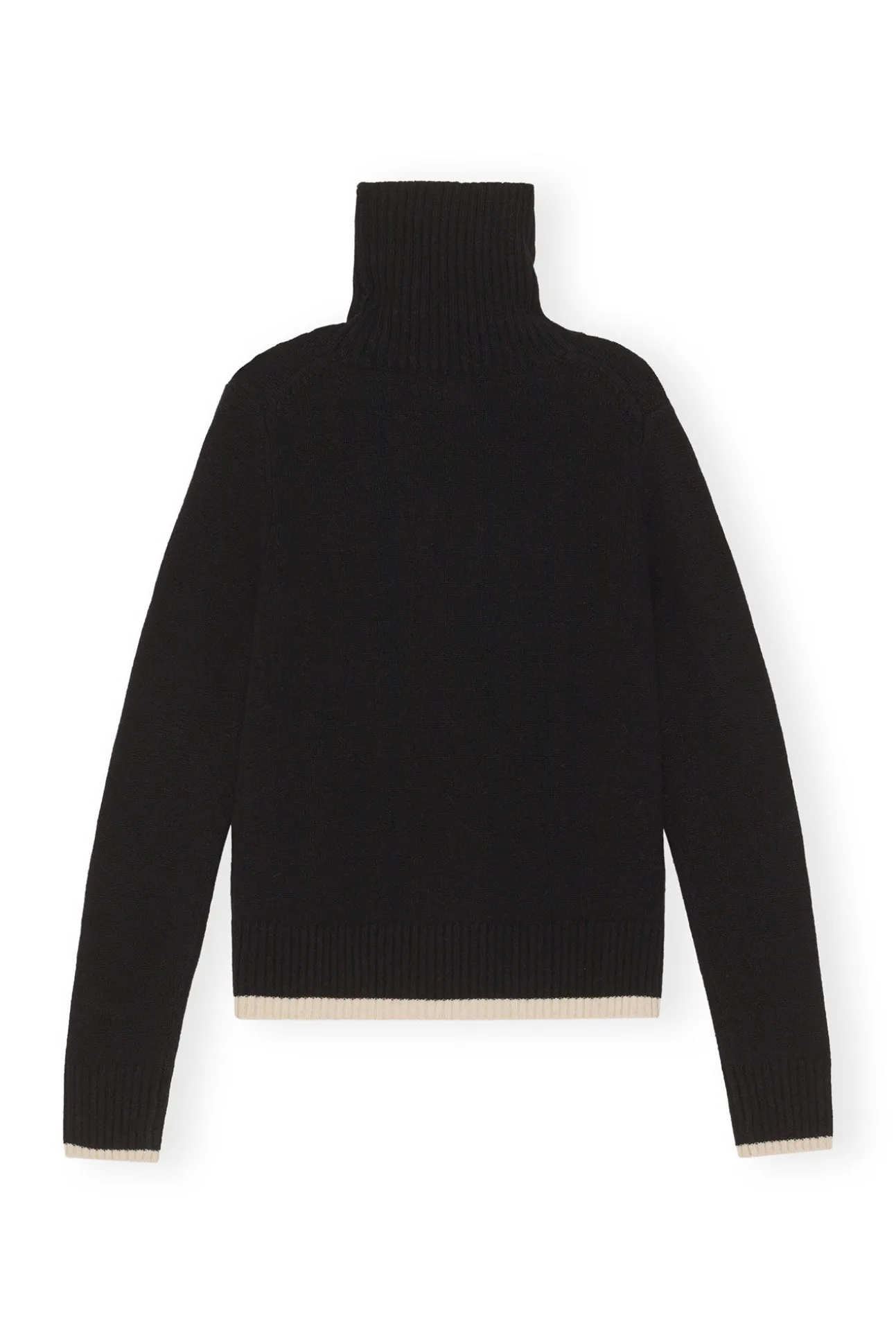 New GANNI Rollkragenpullover Black