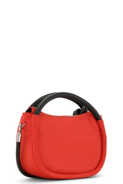 Best Sale GANNI Rote Minitasche Mit Knoten Fiery Red