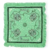 Sale GANNI Ruffled Cotton Bandana Printed Peapod