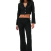 Cheap GANNI Schlaghose Aus Stretch-Jacquard Black
