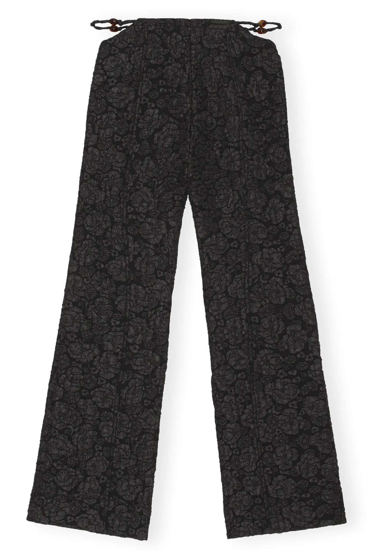 Cheap GANNI Schlaghose Aus Stretch-Jacquard Black