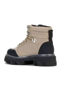 Best Sale GANNI Schnurbarere Wanderstiefel Tiger's Eye
