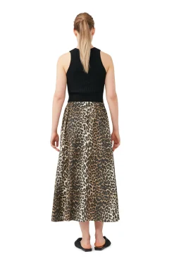 Cheap GANNI Schwarz Meliertes Top Ohne Armel Black