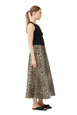 Cheap GANNI Schwarz Meliertes Top Ohne Armel Black
