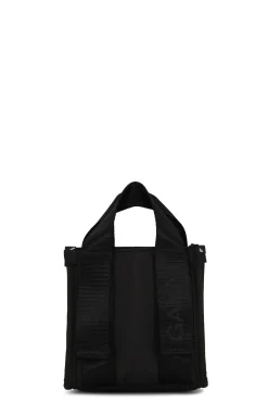Hot GANNI Schwarze Mini-Tragetasche Aus Tech-Gewebe Black