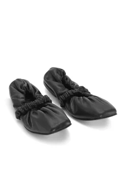 Best Sale GANNI Scrunchie-Ballerinas Black