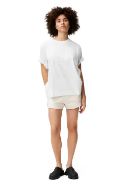 Flash Sale GANNI Shorts Mit Kordelzug Egret