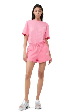 Hot GANNI Shorts Mit Kordelzug Sugar Plum