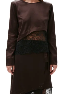 Cheap GANNI Spitzenbluse Mole