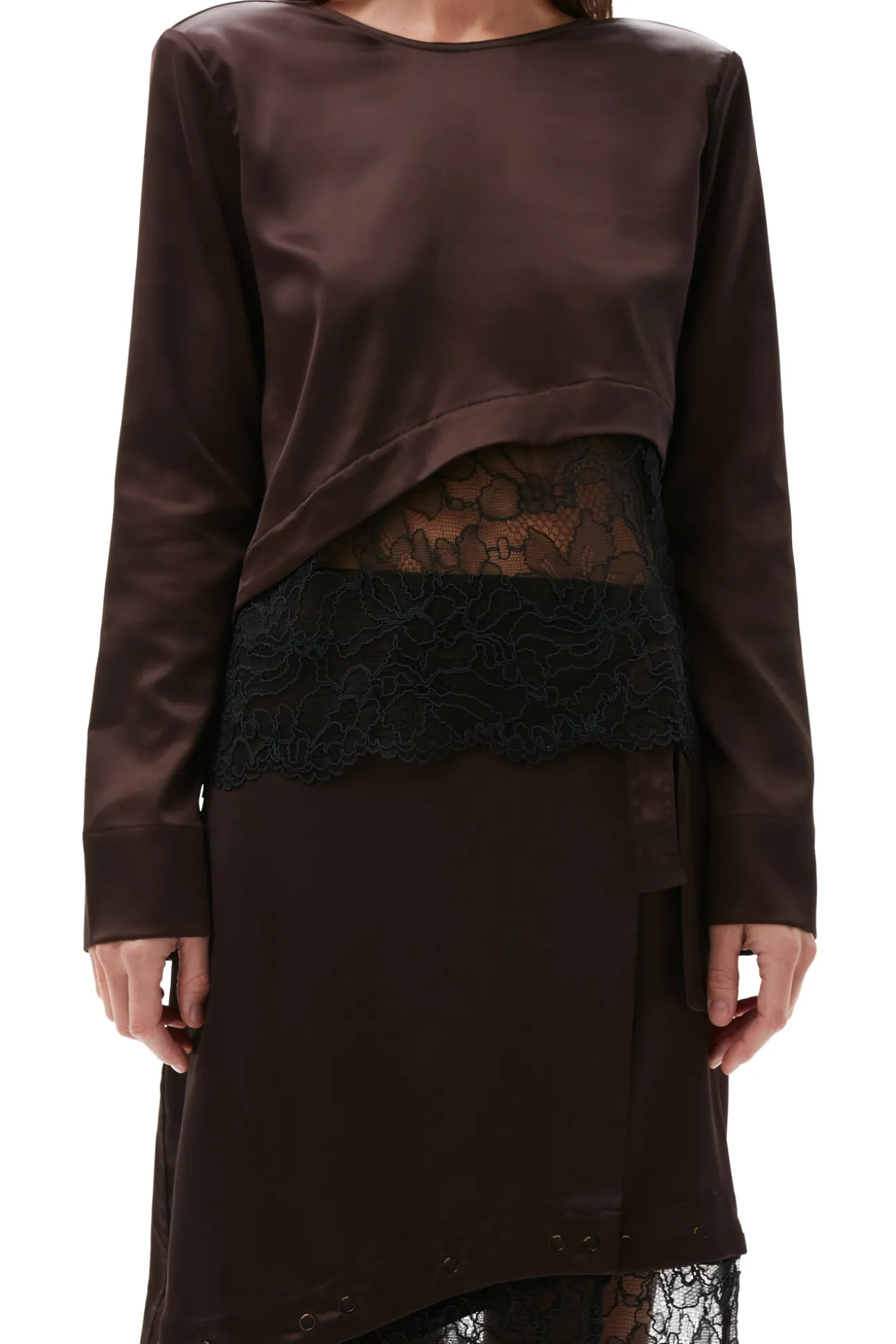 Cheap GANNI Spitzenbluse Mole