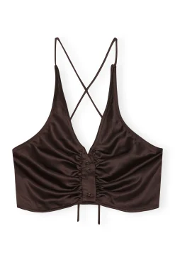 Hot GANNI Spitzen-Mix-Oberteil Mole