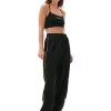 Discount GANNI Sportliche, Lockere Jersey-Hose Black