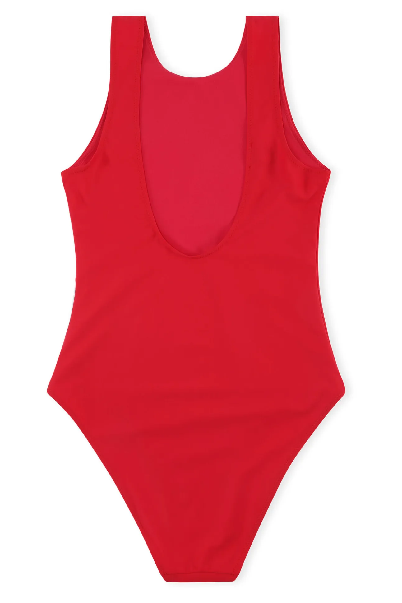 Cheap GANNI Sportlicher Badeanzug High Risk Red