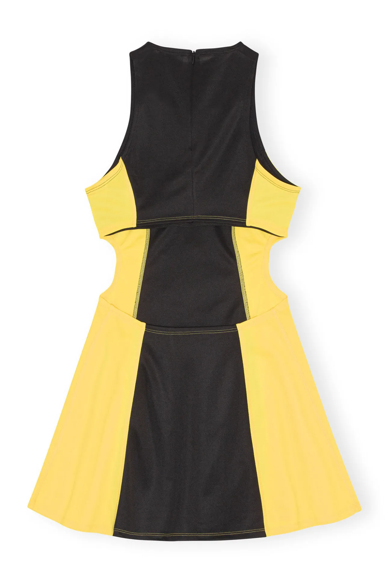 Outlet GANNI Sporty Jersey Tennis Dress Black