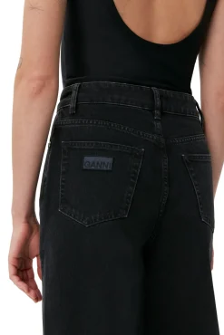 Fashion GANNI Stary Jeans Washed Black/Black