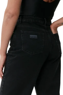 Fashion GANNI Stary Jeans Washed Black/Black
