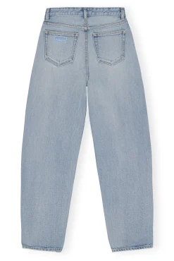 Cheap GANNI Stary-Jeans Light Blue Vintage
