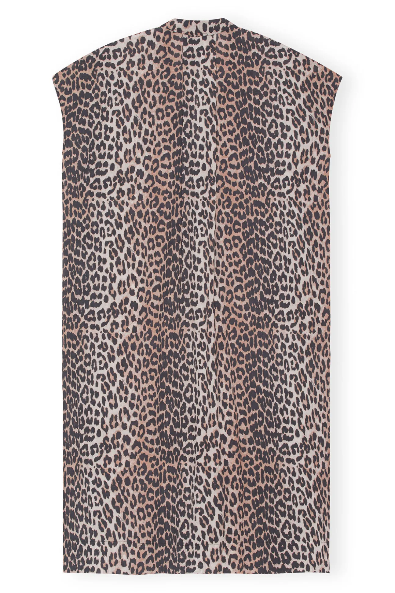 New GANNI Strand-Kaftan Leopard