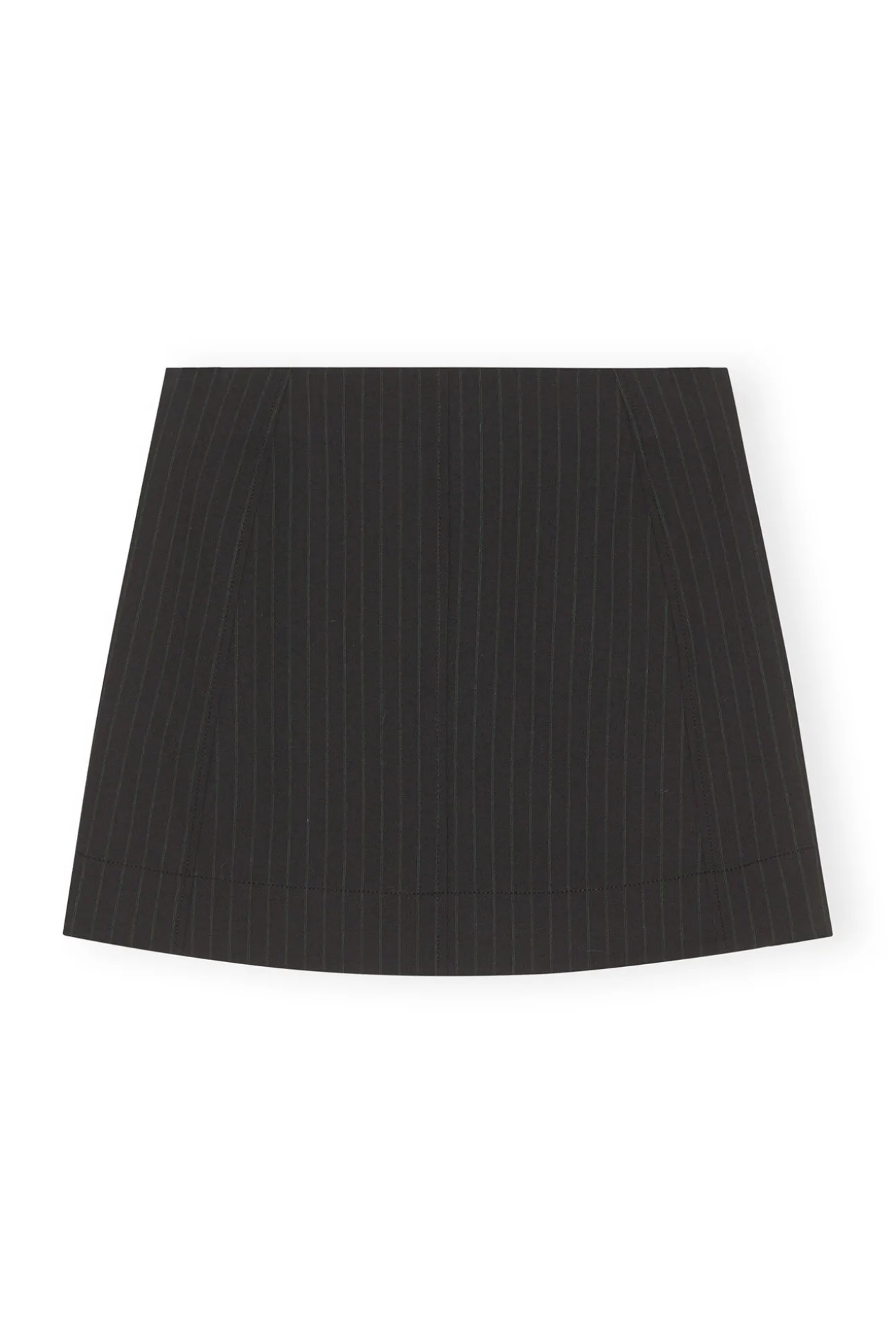 Fashion GANNI Streifen-Minirock Black