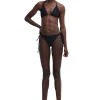 Shop GANNI String-Bikinioberteil Black