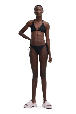 Shop GANNI String-Bikinioberteil Black