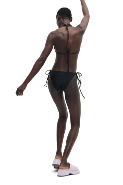 Shop GANNI String-Bikinioberteil Black