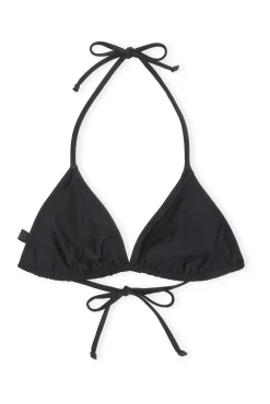 Shop GANNI String-Bikinioberteil Black