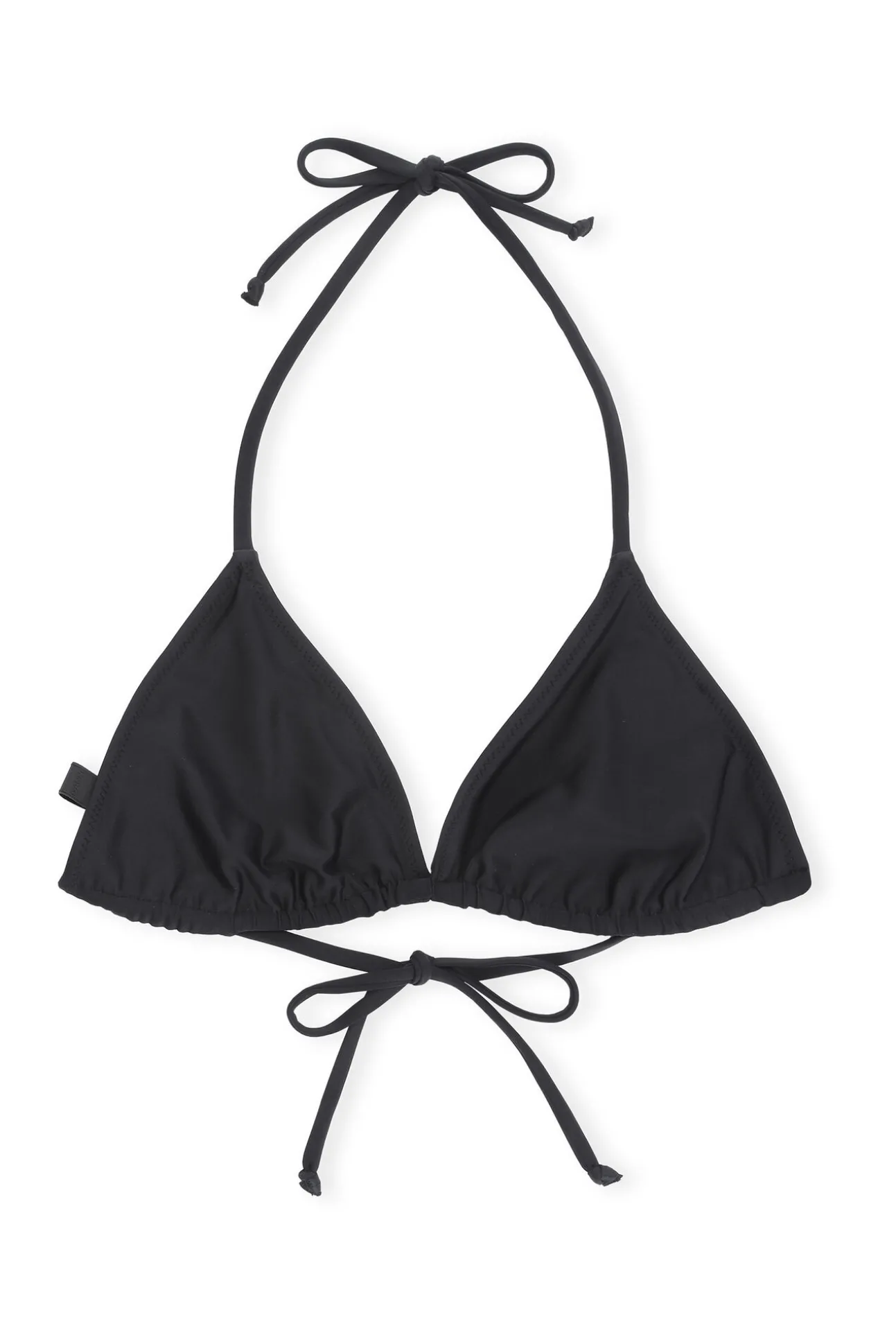 Shop GANNI String-Bikinioberteil Black