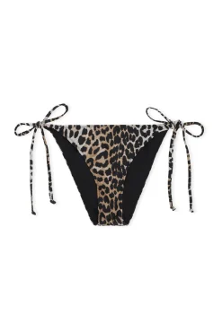 Best Sale GANNI String-Bikiniunterteil Leopard